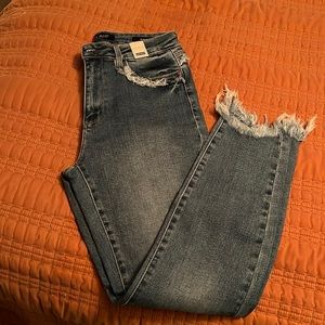 Judy Blue Fringe Jeans